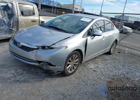 2012 Honda Civic Ex z USA, uszkodzony, nr VIN 19XFB2F89CE049075